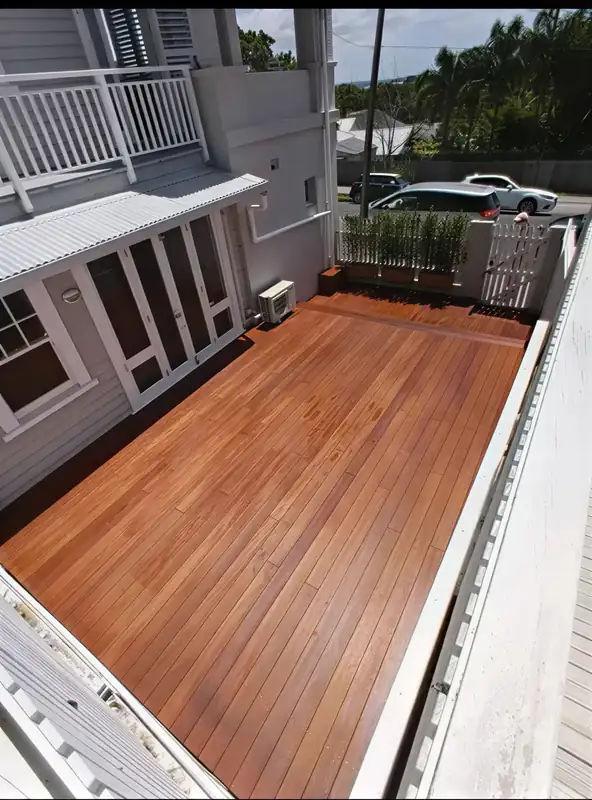 Elevated timber deck project Auckland