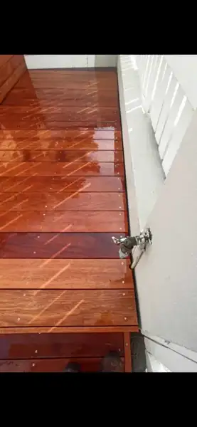 Deck detail and finishing work